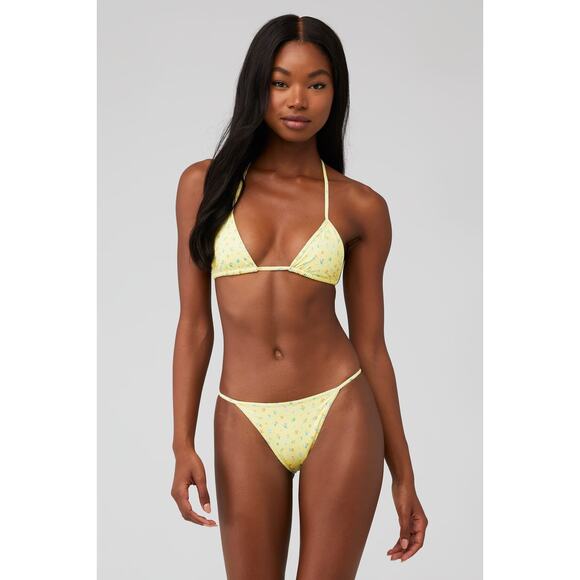 PAMELA ANDERSON Zeus Micro Triangle Bikini Top Paradise Cove - M - Picture 1 of 5